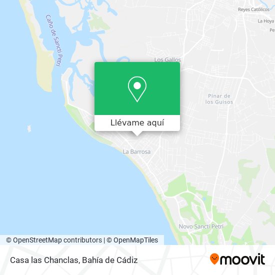 Mapa Casa las Chanclas
