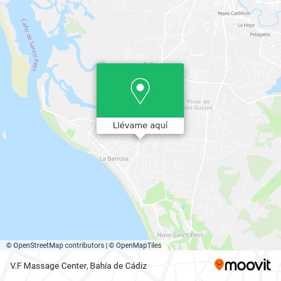 Mapa V.F Massage Center