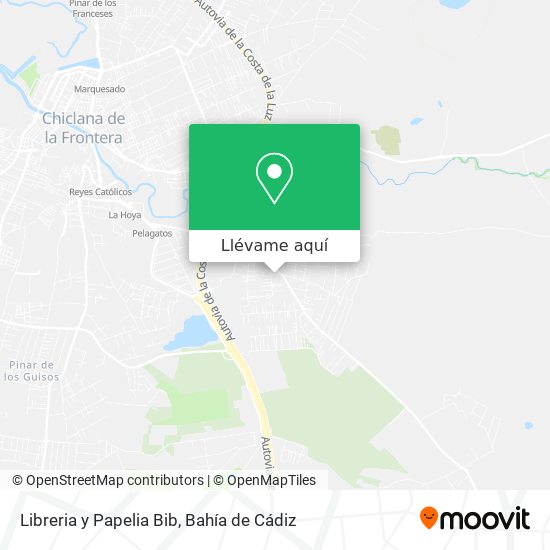 Mapa Libreria y Papelia Bib
