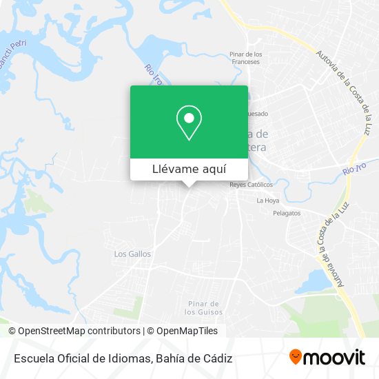 Mapa Escuela Oficial de Idiomas