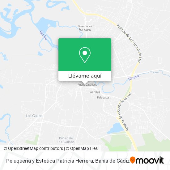 Mapa Peluqueria y Estetica Patricia Herrera