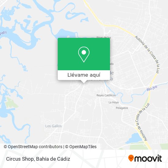 Mapa Circus Shop