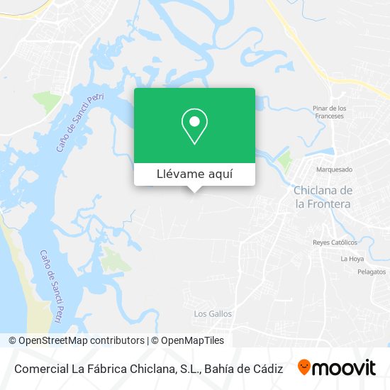 Mapa Comercial La Fábrica Chiclana, S.L.