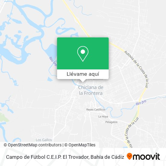 Mapa Campo de Fútbol C.E.I.P. El Trovador