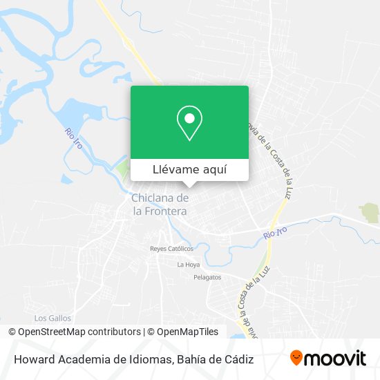 Mapa Howard Academia de Idiomas