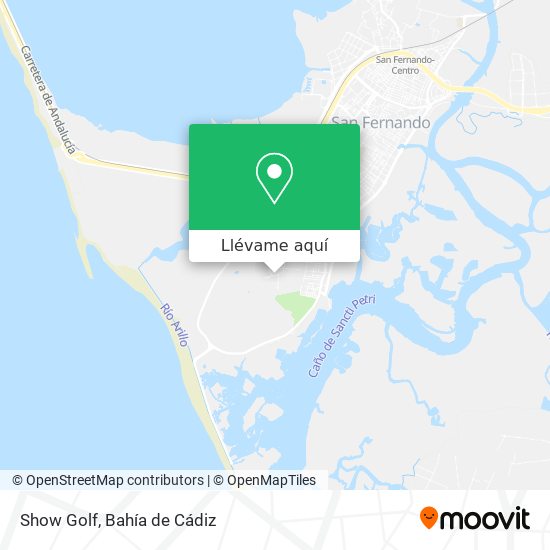 Mapa Show Golf