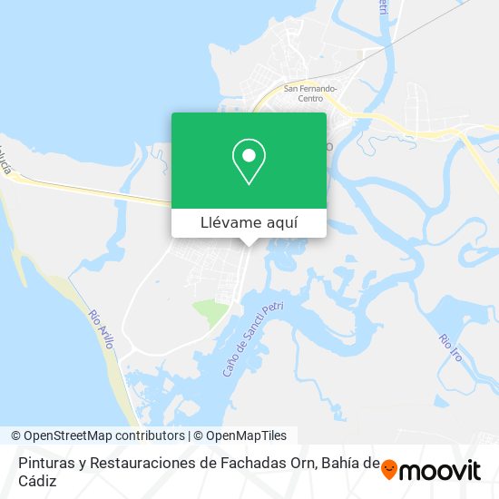 Mapa Pinturas y Restauraciones de Fachadas Orn
