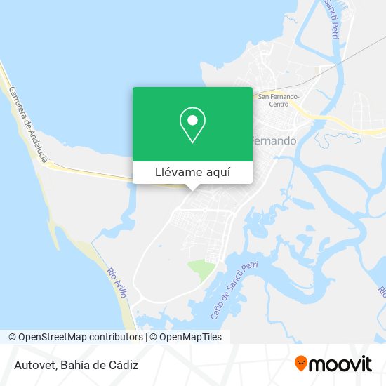 Mapa Autovet