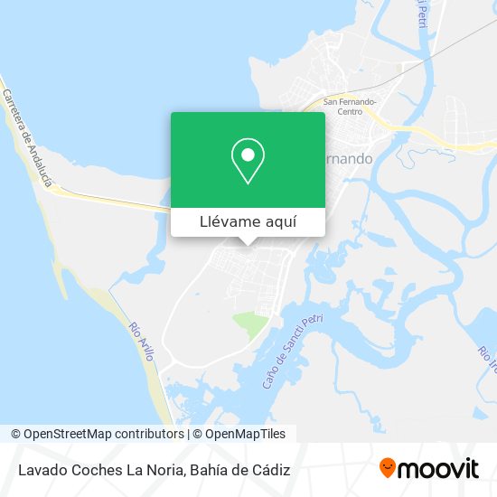 Mapa Lavado Coches La Noria
