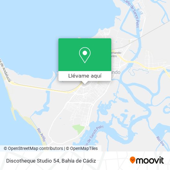 Mapa Discotheque Studio 54