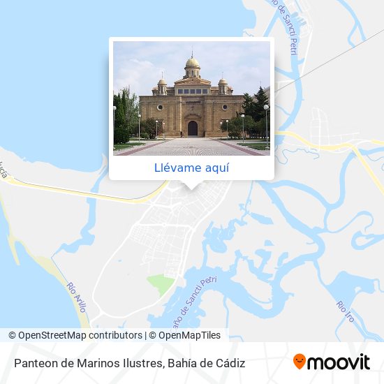 Mapa Panteon de Marinos Ilustres