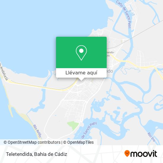 Mapa Teletendida