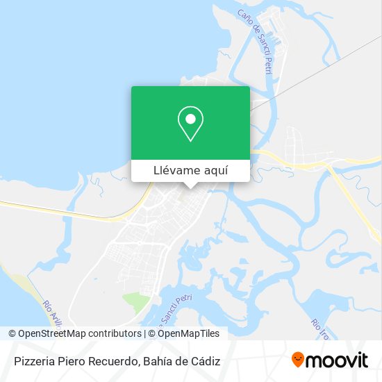 Mapa Pizzeria Piero Recuerdo