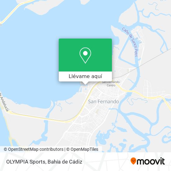 Mapa OLYMPIA Sports