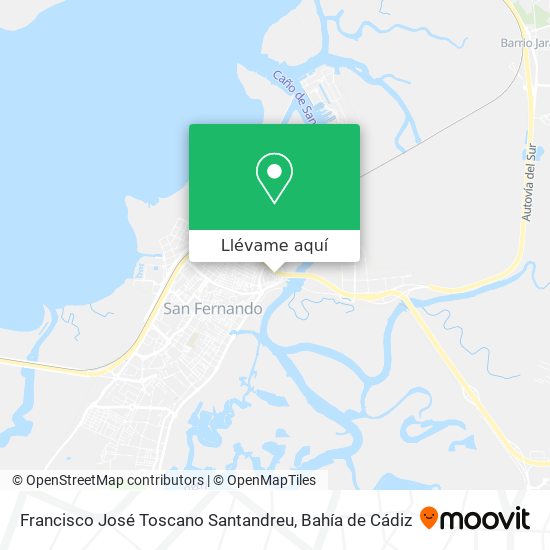 Mapa Francisco José Toscano Santandreu
