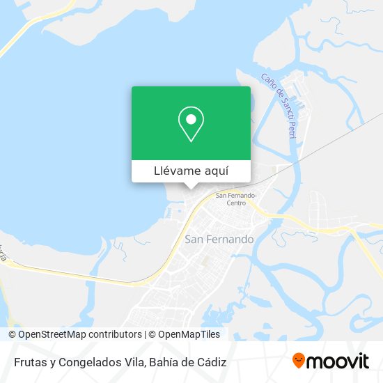 Mapa Frutas y Congelados Vila