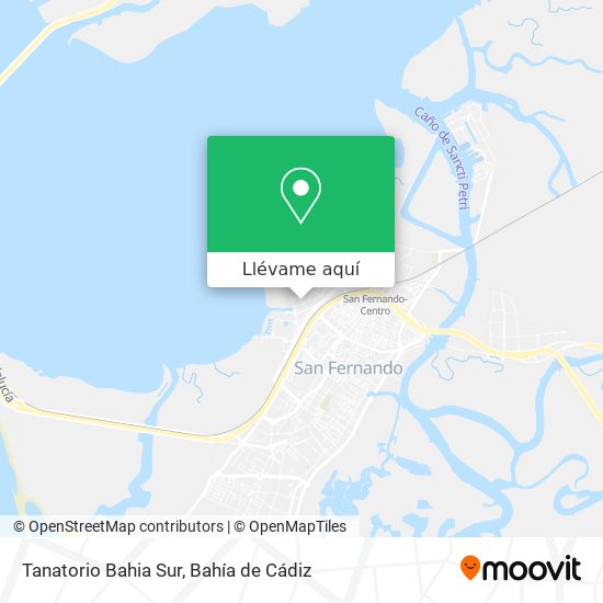 Mapa Tanatorio Bahia Sur
