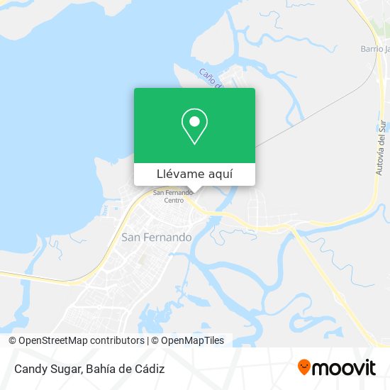 Mapa Candy Sugar
