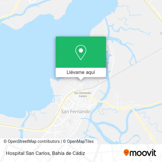 Mapa Hospital San Carlos