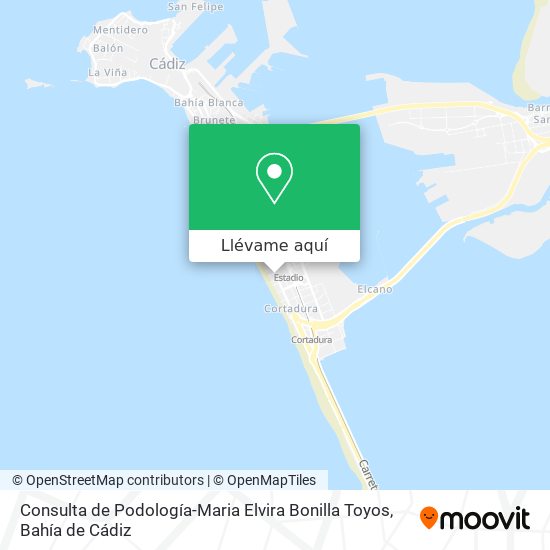 Mapa Consulta de Podología-Maria Elvira Bonilla Toyos