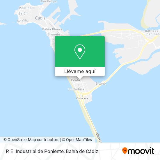 Mapa P. E. Industrial de Poniente