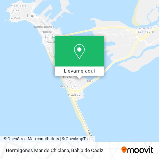Mapa Hormigones Mar de Chiclana