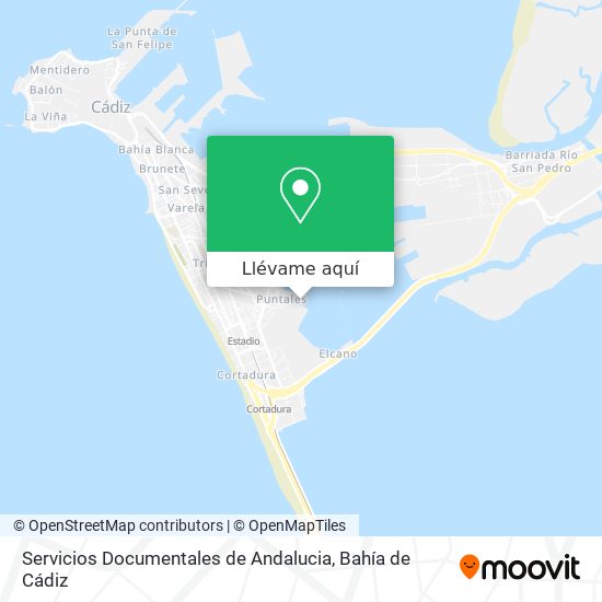 Mapa Servicios Documentales de Andalucia