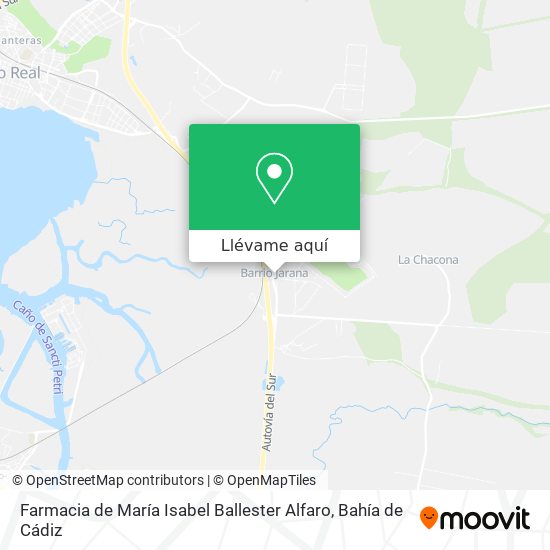 Mapa Farmacia de María Isabel Ballester Alfaro