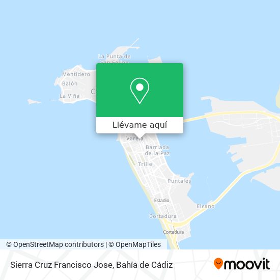 Mapa Sierra Cruz Francisco Jose