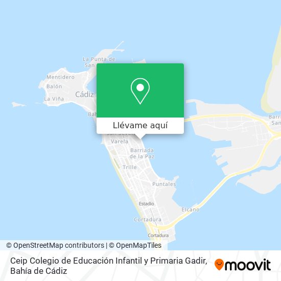 Mapa Ceip Colegio de Educación Infantil y Primaria Gadir