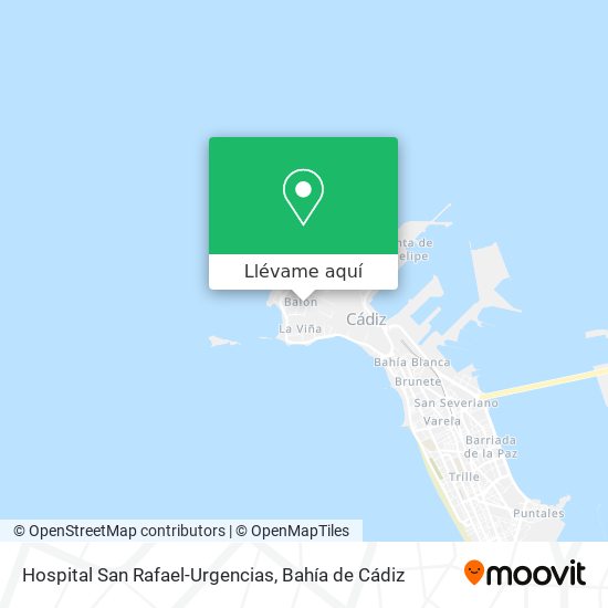 Mapa Hospital San Rafael-Urgencias
