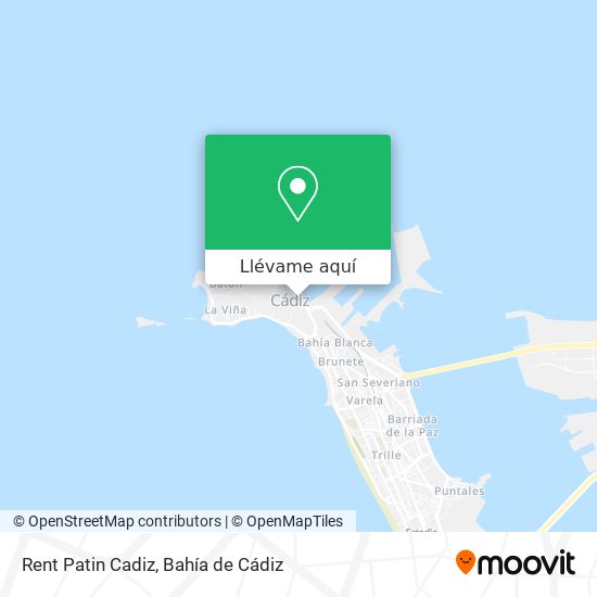 Mapa Rent Patin Cadiz