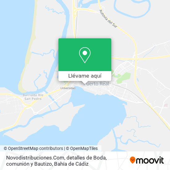 Mapa Novodistribuciones.Com, detalles de Boda, comunión y Bautizo