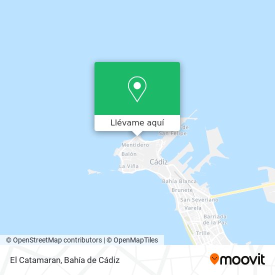 Mapa El Catamaran