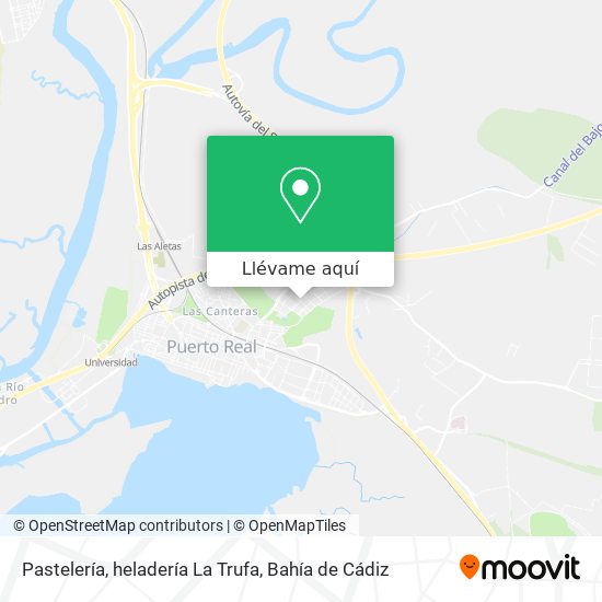Mapa Pastelería, heladería La Trufa