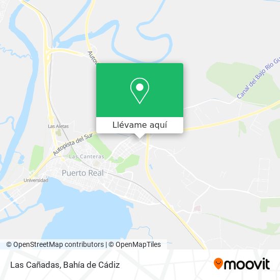 Mapa Las Cañadas