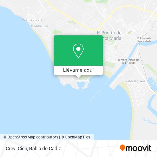Mapa Crevi Cien
