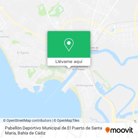 Mapa Pabellón Deportivo Municipal de El Puerto de Santa María