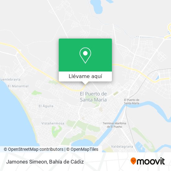 Mapa Jamones Simeon