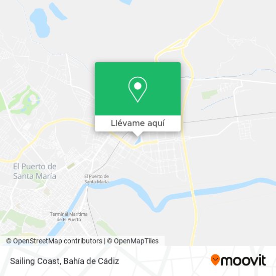 Mapa Sailing Coast