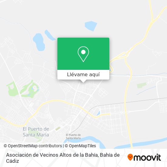 Mapa Asociación de Vecinos Altos de la Bahía