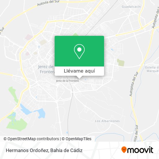 Mapa Hermanos Ordoñez