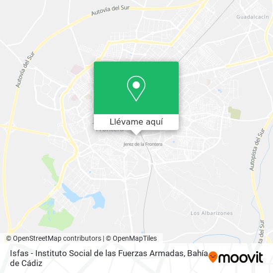 Mapa Isfas - Instituto Social de las Fuerzas Armadas