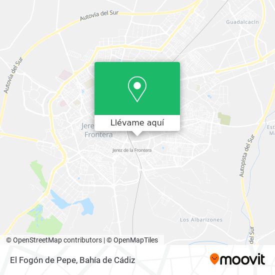 Mapa El Fogón de Pepe