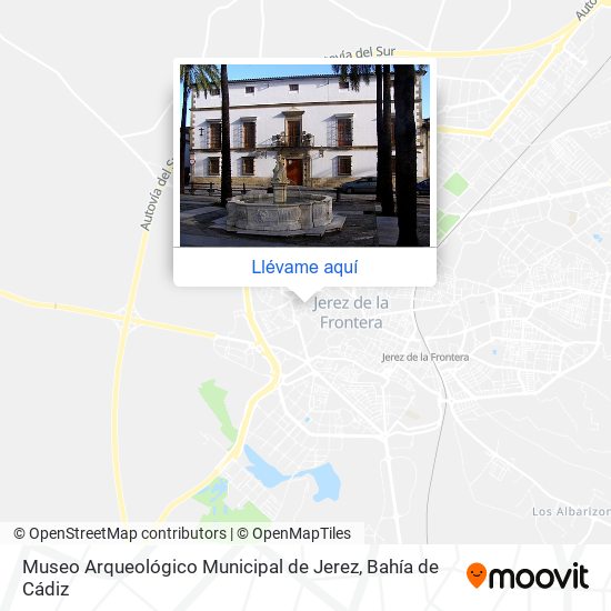 Mapa Museo Arqueológico Municipal de Jerez