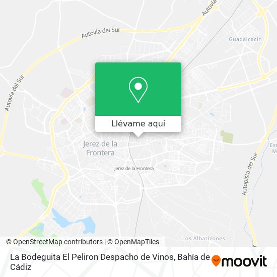 Mapa La Bodeguita El Peliron Despacho de Vinos