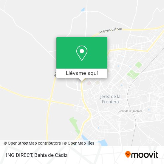 Mapa ING DIRECT