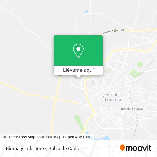 Mapa Bimba y Lola Jerez