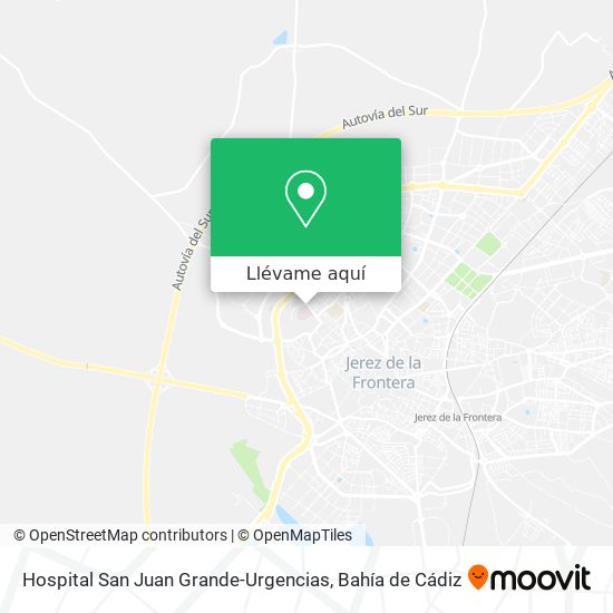 Mapa Hospital San Juan Grande-Urgencias