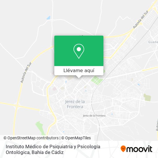 Mapa Instituto Médico de Psiquiatría y Psicología Ontológica